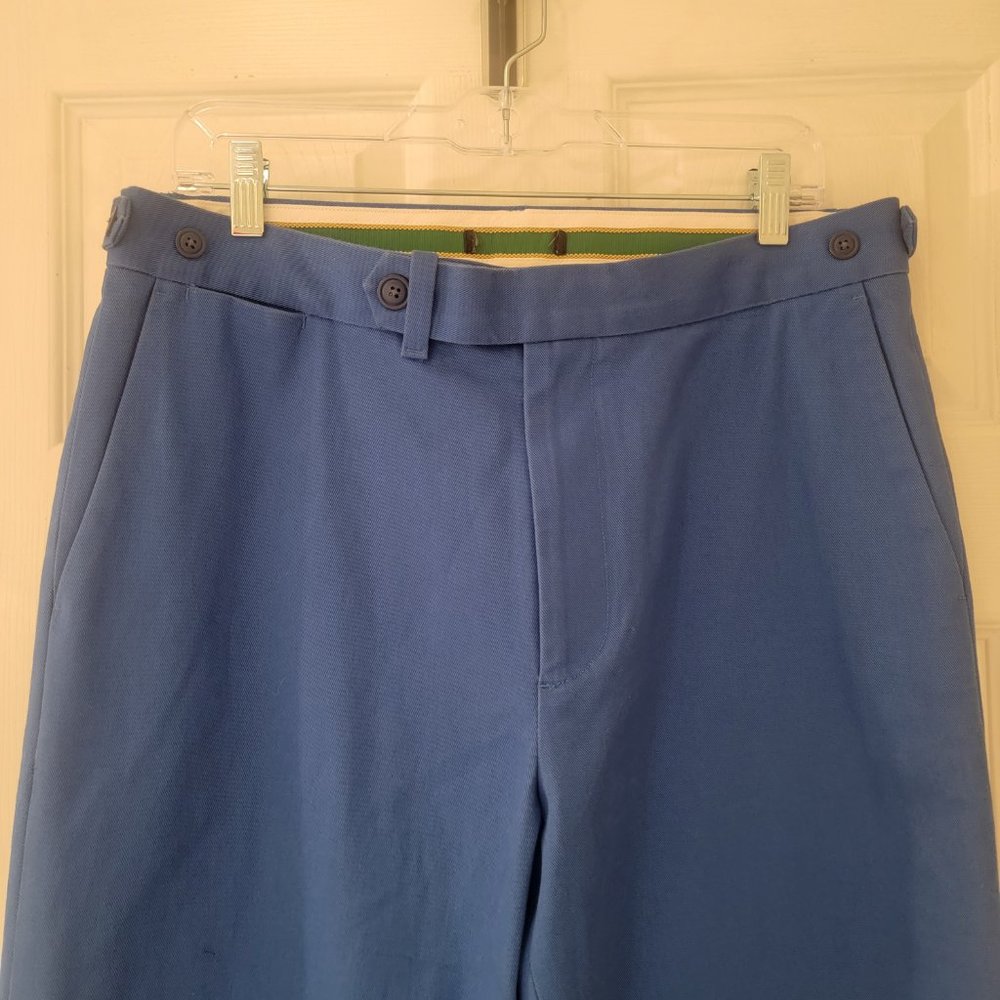 Banana Republic Pants Mens 32x30.5 Blue Extended Tab Casual Colorful NWOT NEW - Picture 3 of 14
